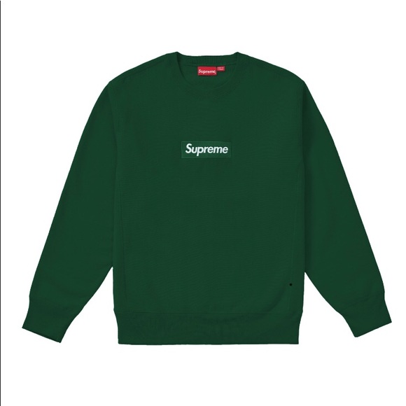 supreme sweater green